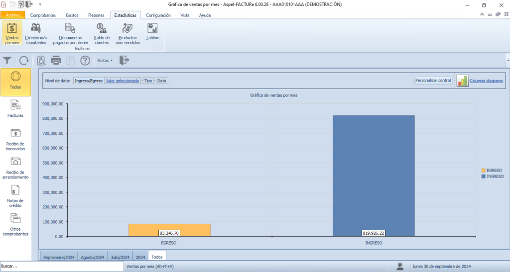 Aspel FACTURE: programa de facturación electrónica