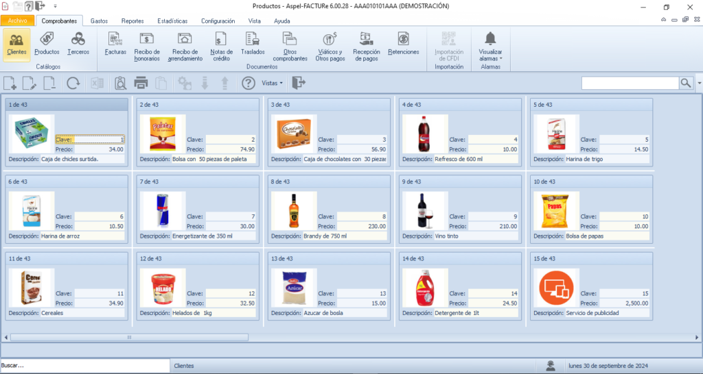 Aspel FACTURE: programa de facturación electrónica